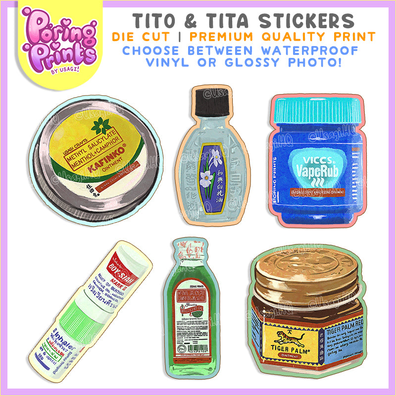 Die Cut Stickers | Tito & Tita Essentials