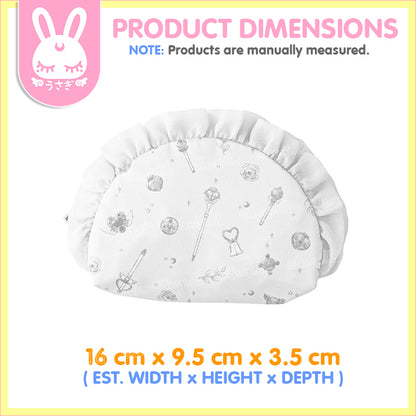 Sailor Moon Cosmos x 3Coins Collaboration Dainty Ruffled Pouch | Icons & Weapons