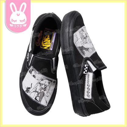 Sailor Moon x VANS by Lizzie Armanto Men's Skate Slip-On | MN US7
