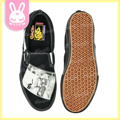 Sailor Moon x VANS by Lizzie Armanto Men's Skate Slip-On | MN US7
