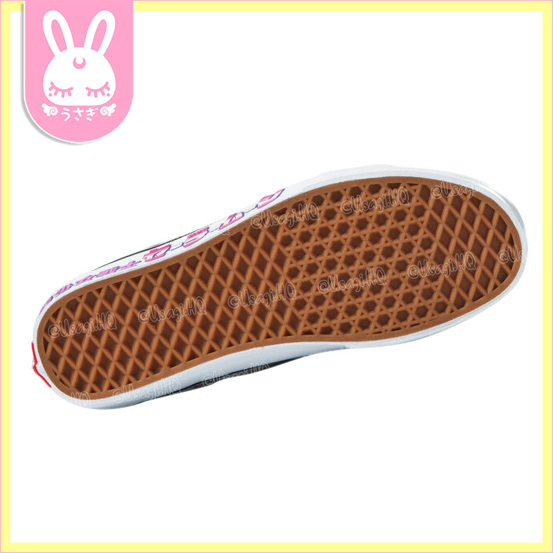 Sailor Moon x VANS Black/Pink Glow-in-the-Dark SK8-HI Sneakers | MN US7 / WM US8.5