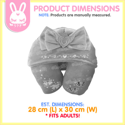 Sailor Moon Crystal x Miravivi Collaboration Travel Neck Pillow Hoodie | Senshi