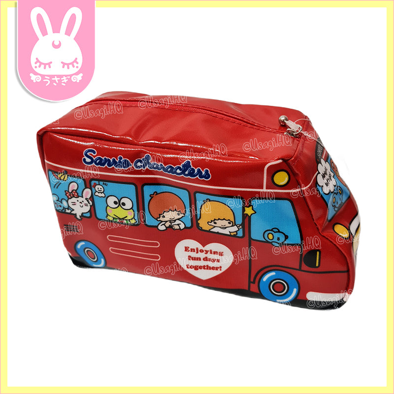 Sanrio Characters Premium School Bus Pen Case