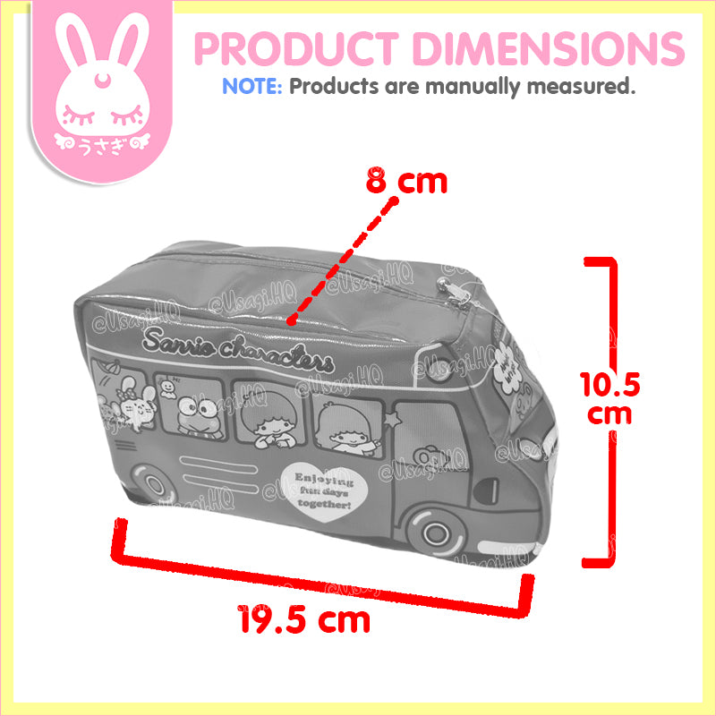 Sanrio Characters Premium School Bus Pen Case