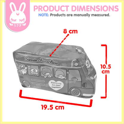 Sanrio Characters Premium School Bus Pen Case