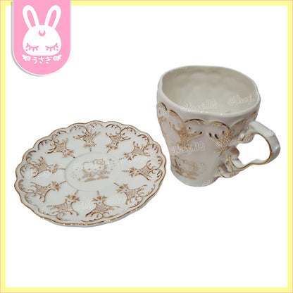 Hello Kitty Classic Vintage China Teacup & Saucer Set