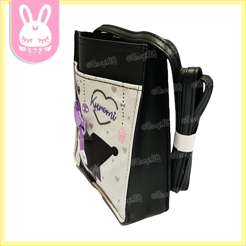 Kuromi Leatherette Sling Bag | Black