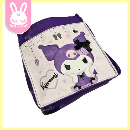 Kuromi Leatherette Sling Bag | Violet