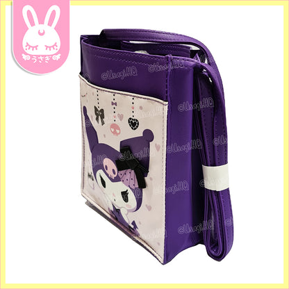 Kuromi Leatherette Sling Bag | Violet